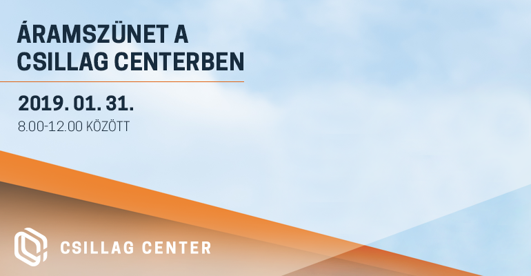 Áramszünet a Csillag Centerben
