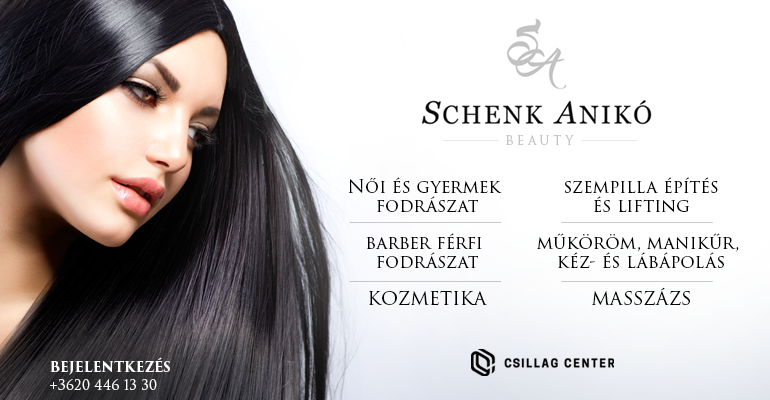 Schenk Anikó szépségszalon bemutatkozó